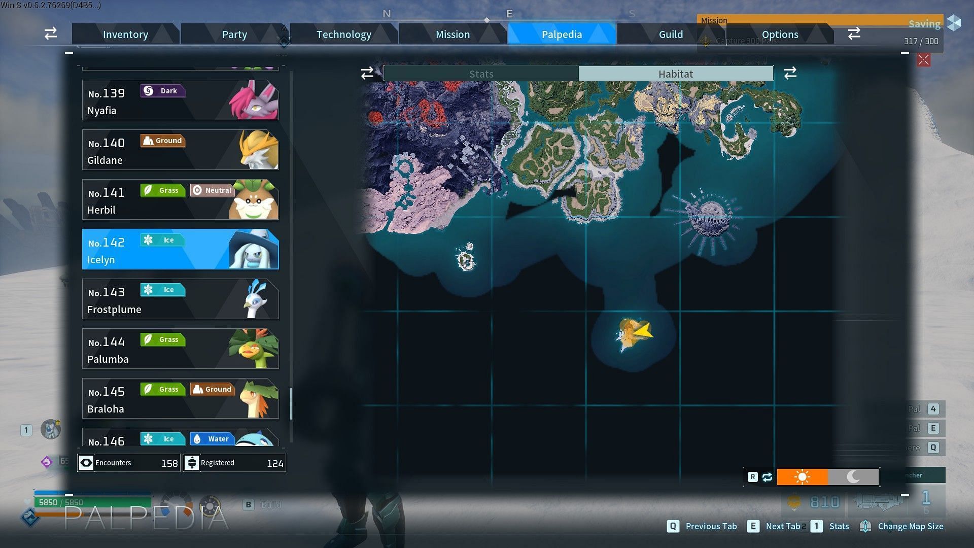 Icelyn location (Image via Pocketpair)